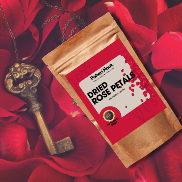 DriedRosePetals-1 Dried Rose Petals - 25gm