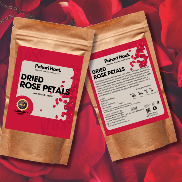 DriedRosePetals-2 Dried Rose Petals - 25gm
