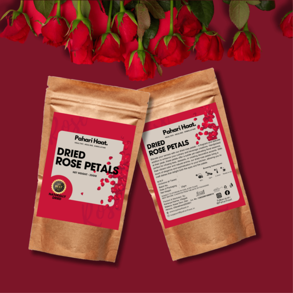 DriedRosePetals-3 Dried Rose Petals - 25gm