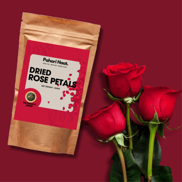 DriedRosePetals-4 Dried Rose Petals - 25gm